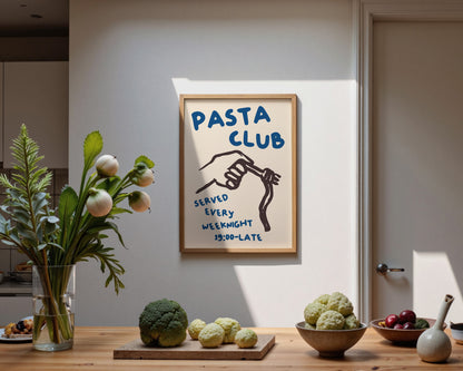 Pasta Club Blue Print