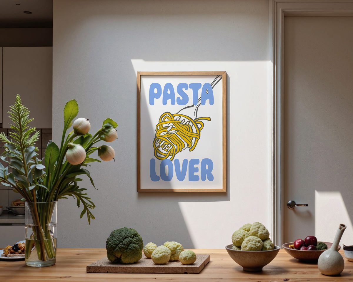 Pasta Lover Fork Print
