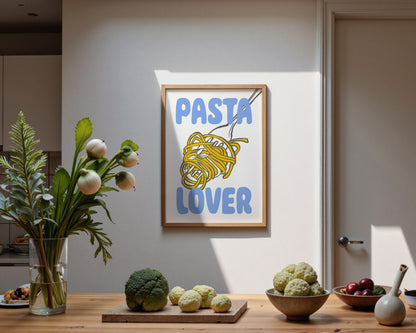 Pasta Lover Fork Print