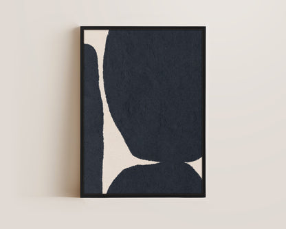 Blue Shapes Canvas