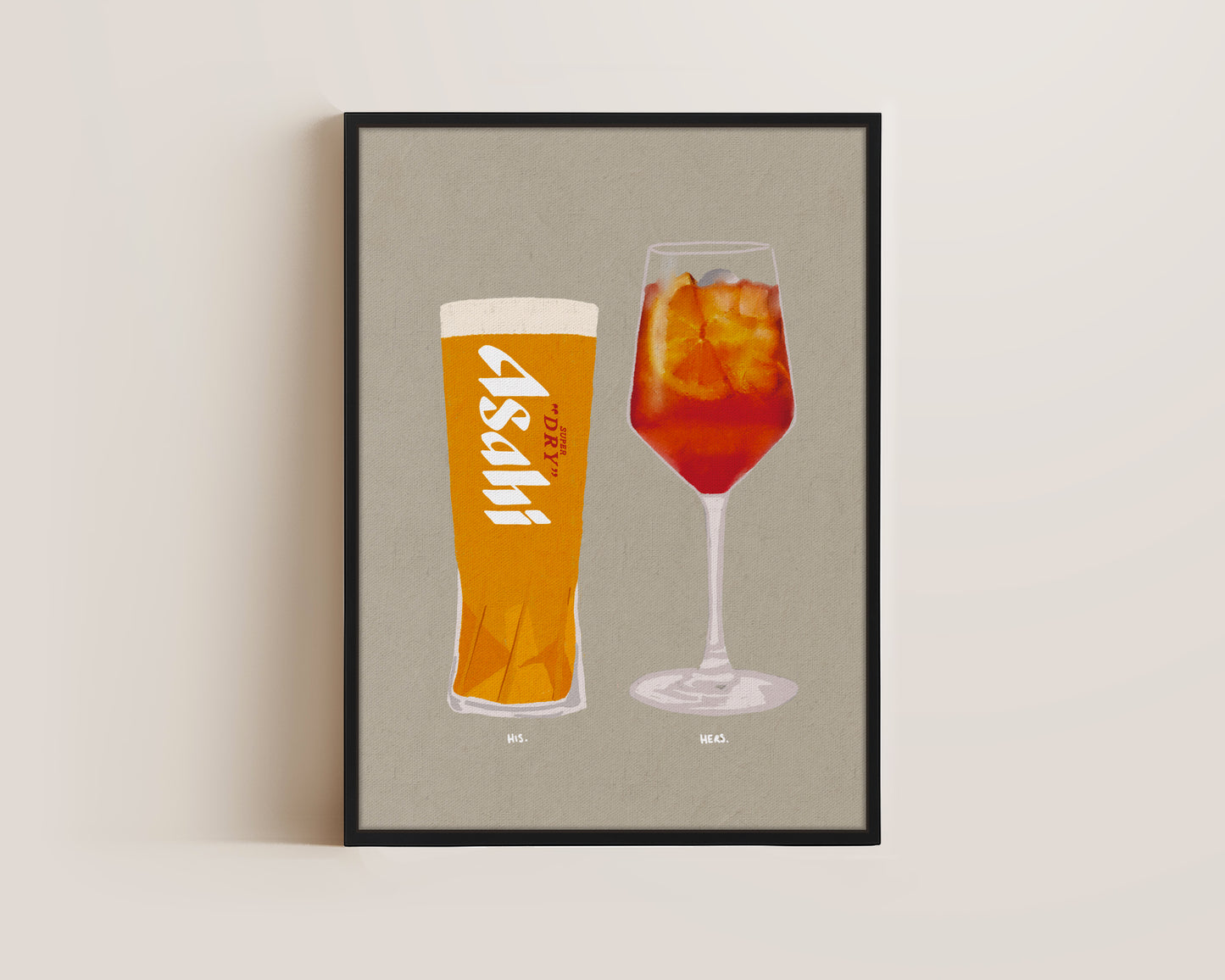 Asahi & Aperol Spritz Canvas