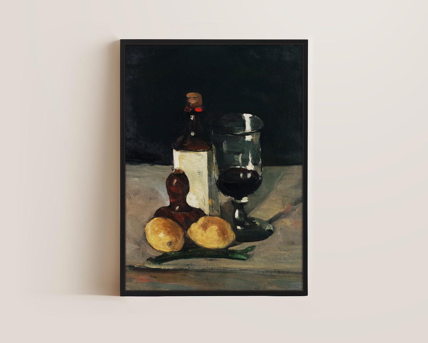 Lemons & Glass Canvas