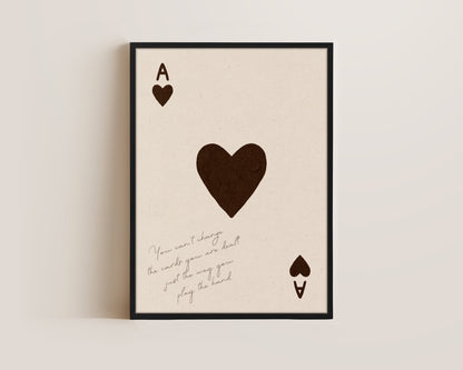 Cards You Are Dealt Canvas