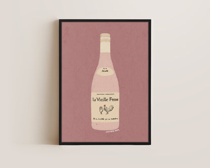 Chicken Wine Canvas