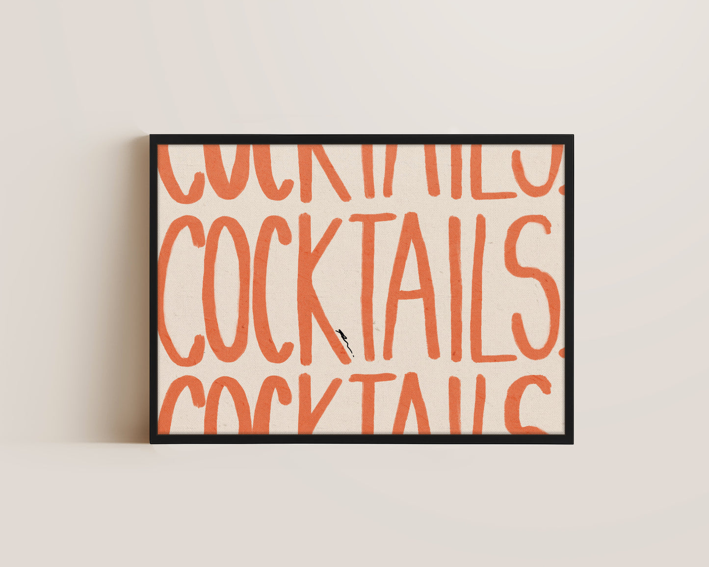 Cocktails Canvas