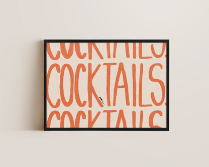 Cocktails Canvas