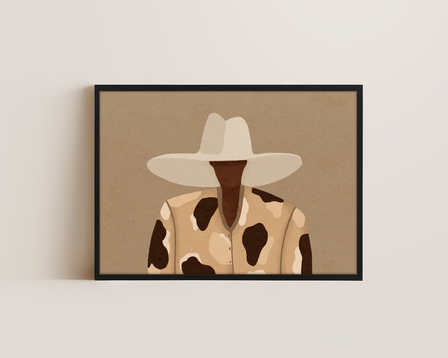 Cow Print Chic Canvas