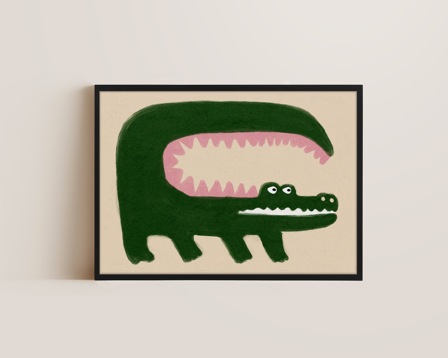 Crocodile Canvas