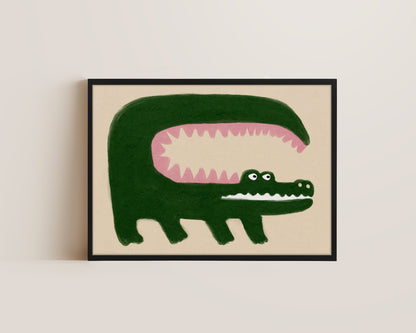 Crocodile Canvas