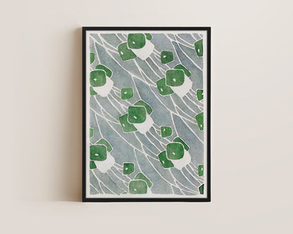 Green Abstract Canvas