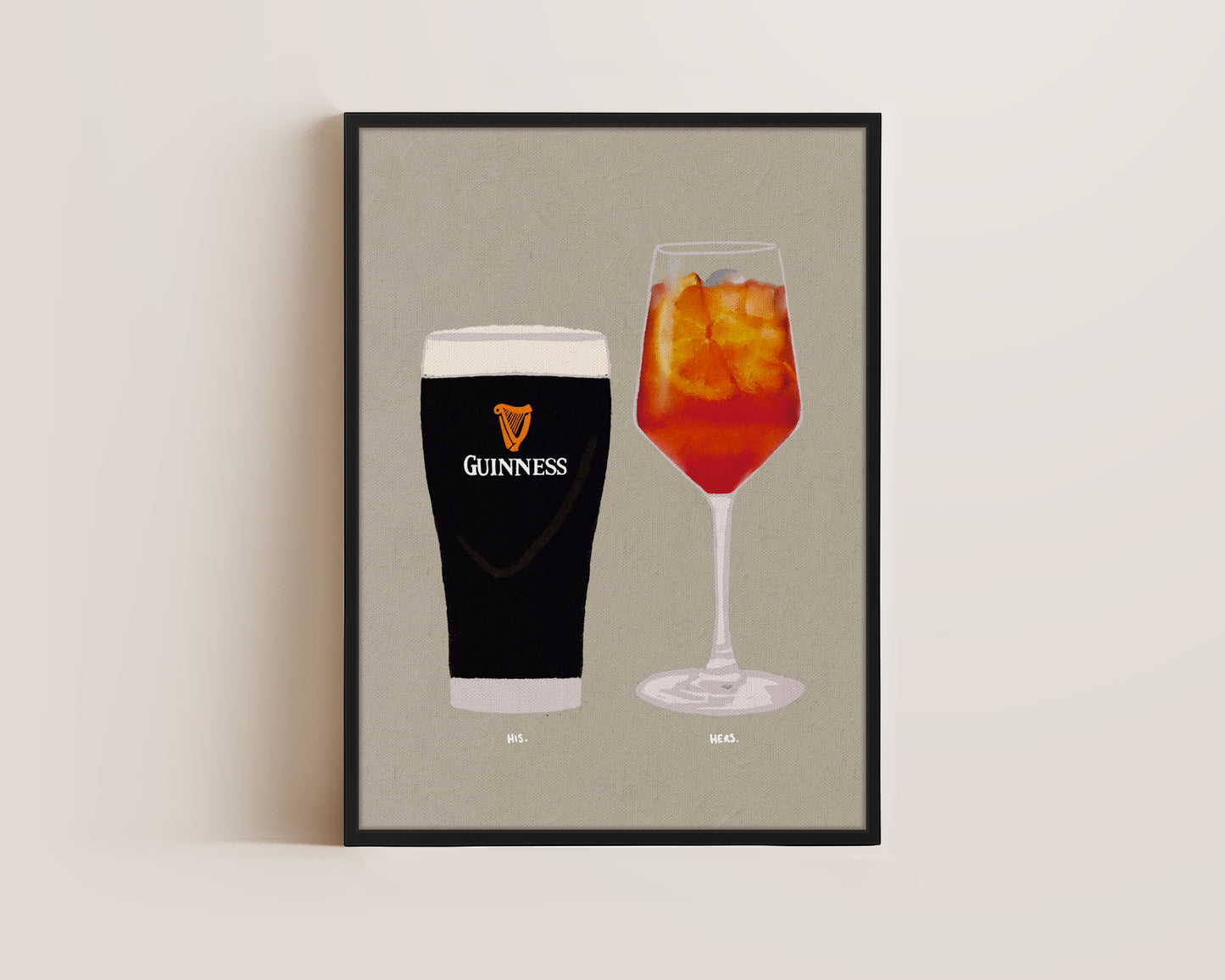 Guinness & Aperol Spritz Canvas