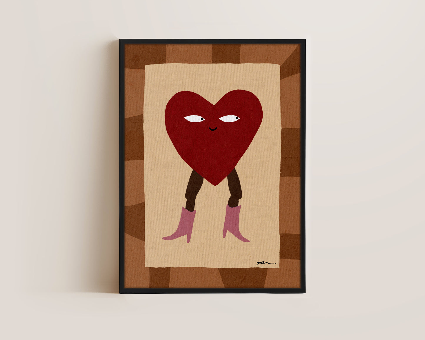Heart Cowgirl Canvas