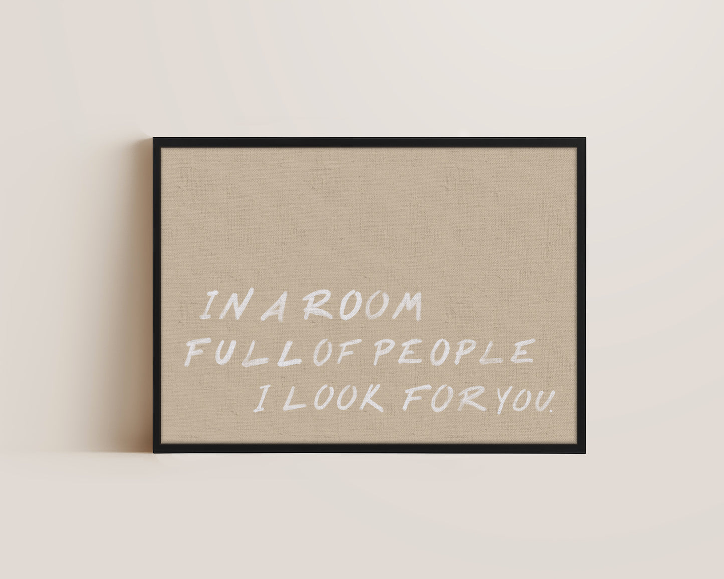 Room Full Of People Canvas