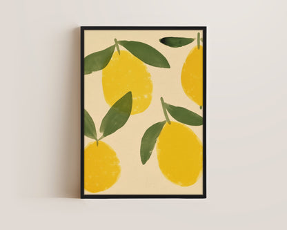 Lemons Canvas