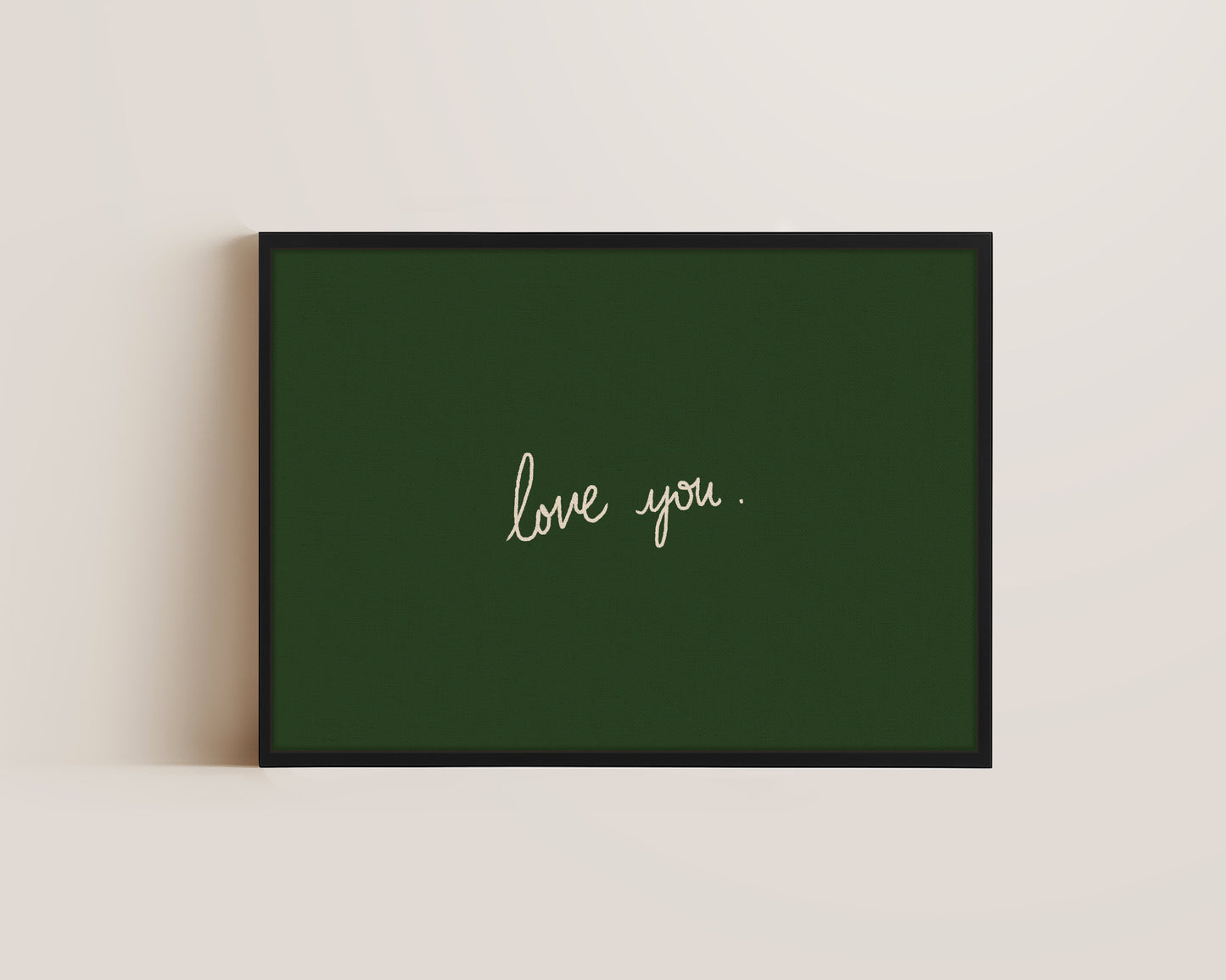 Love You Canvas