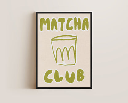 Matcha Club Canvas