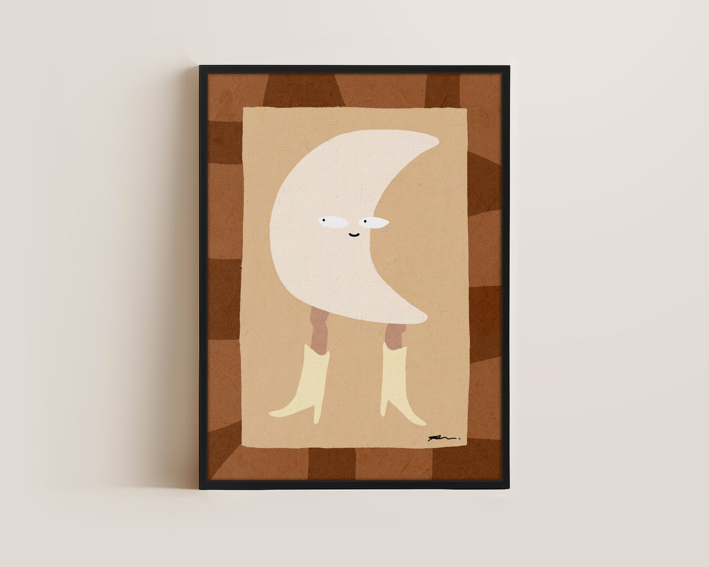 Moon Cowgirl Canvas