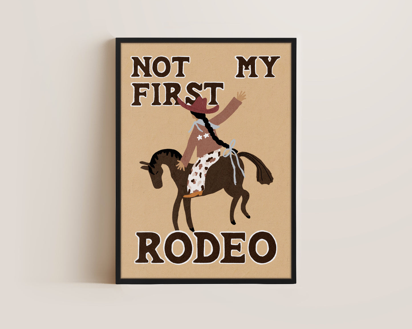 Not My First Rodeo Canvas