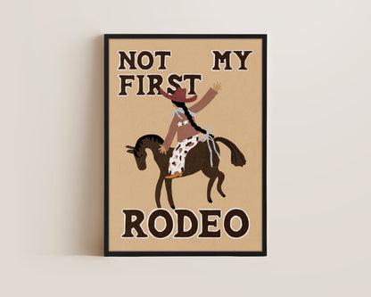 Not My First Rodeo Canvas