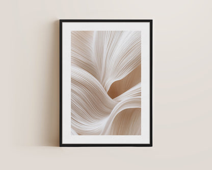 Organic Waves Canvas