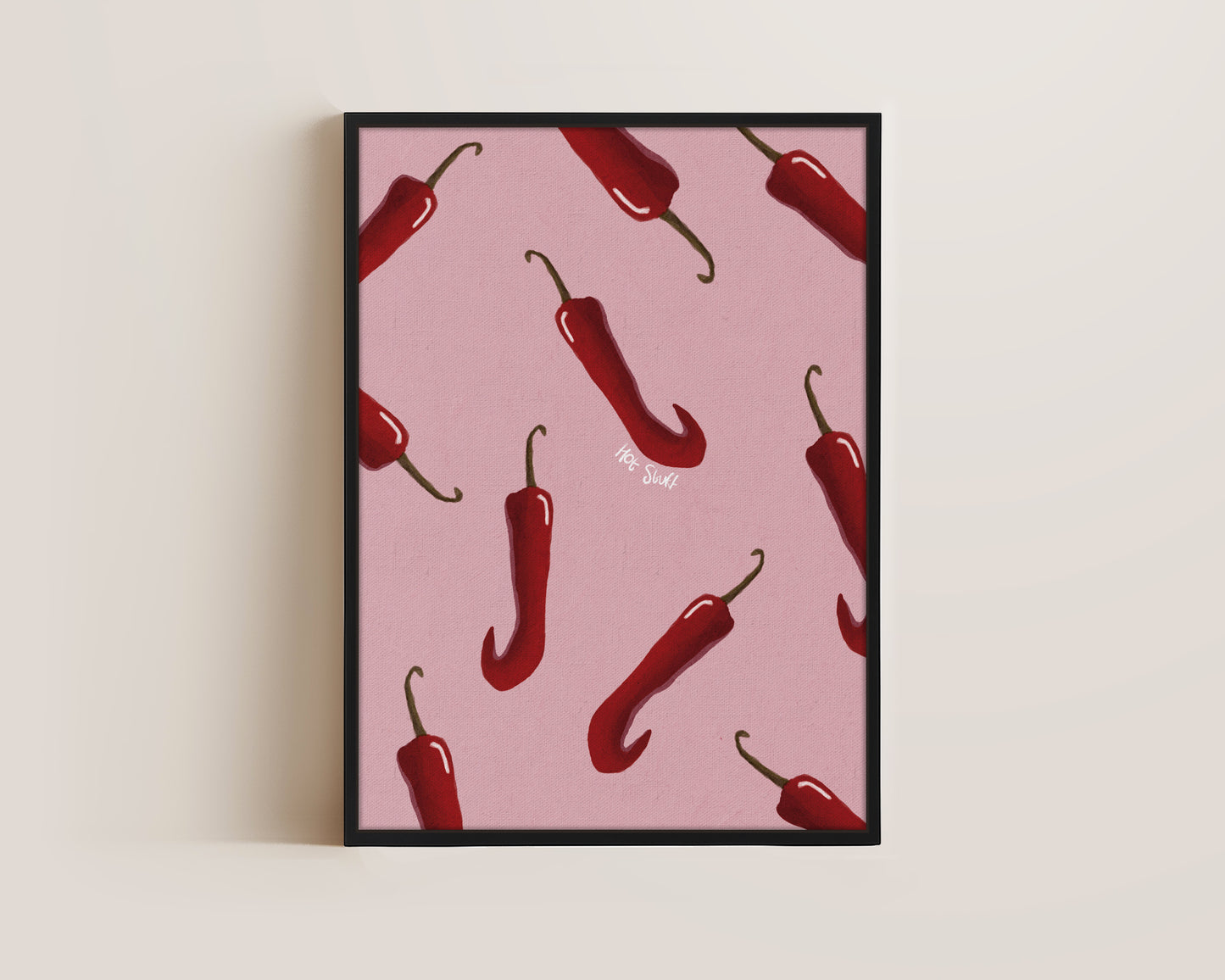 Pink Chillis Canvas