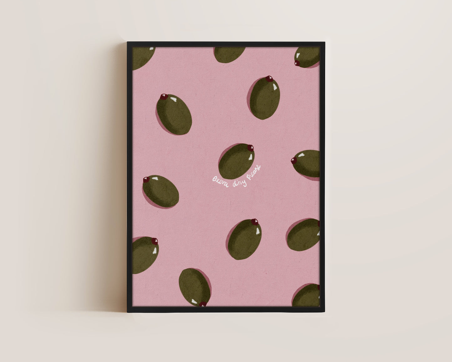 Pink Olives Canvas