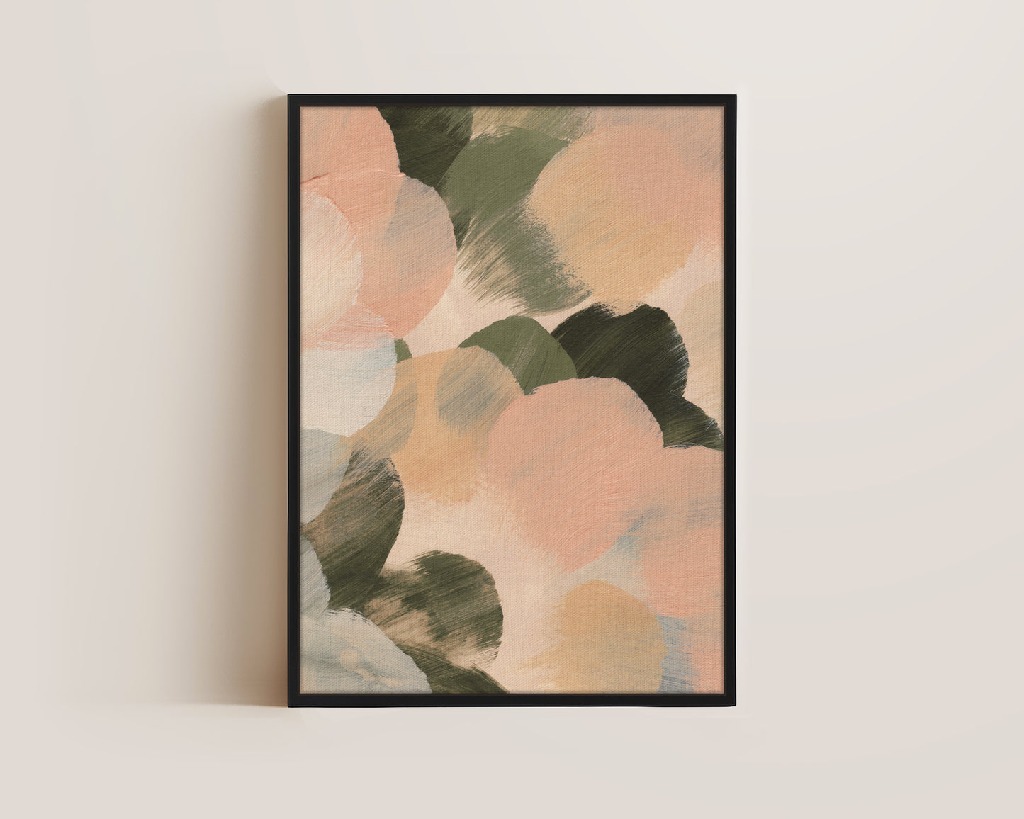 Pink & Green No. 1 Canvas