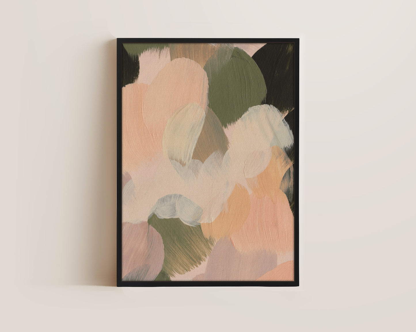 Pink & Green No. 3 Canvas