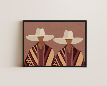 The Twins Canvas