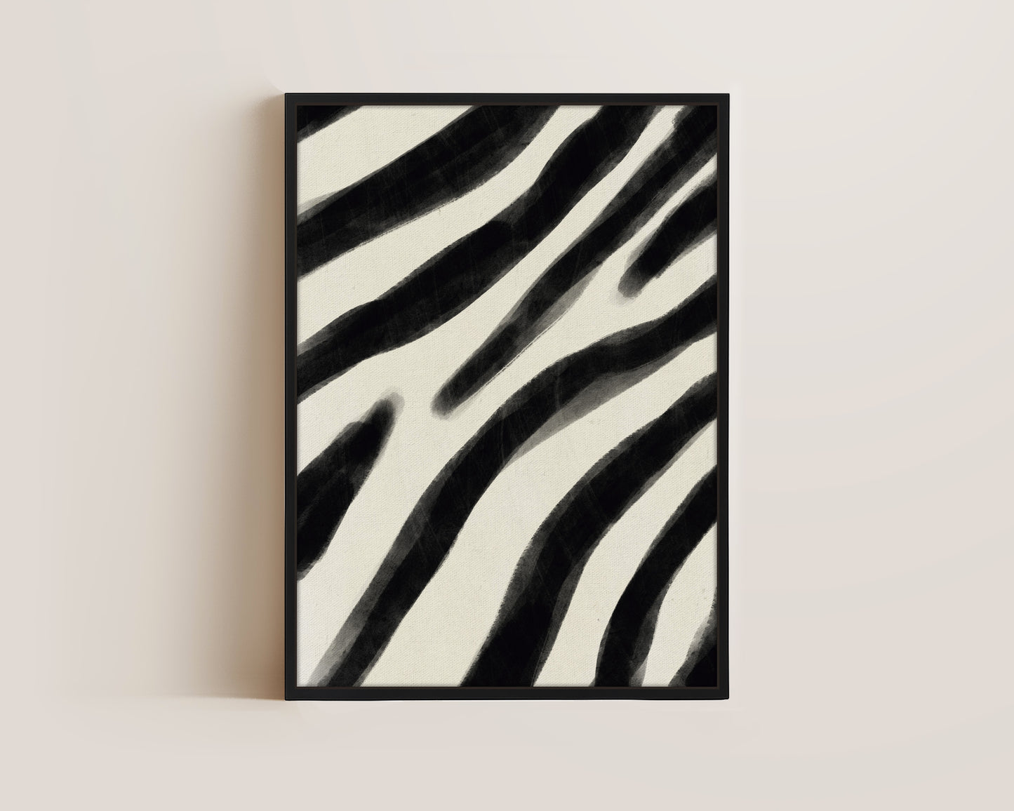 Zebra Print Canvas