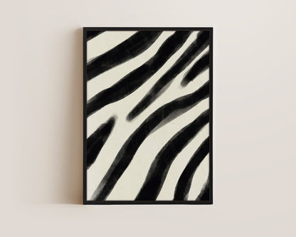 Zebra Print Canvas