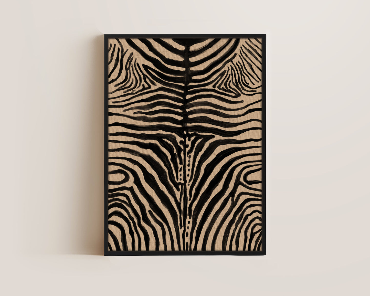 Zebra Print No. 2 Canvas