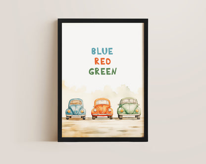 Three Cars Print