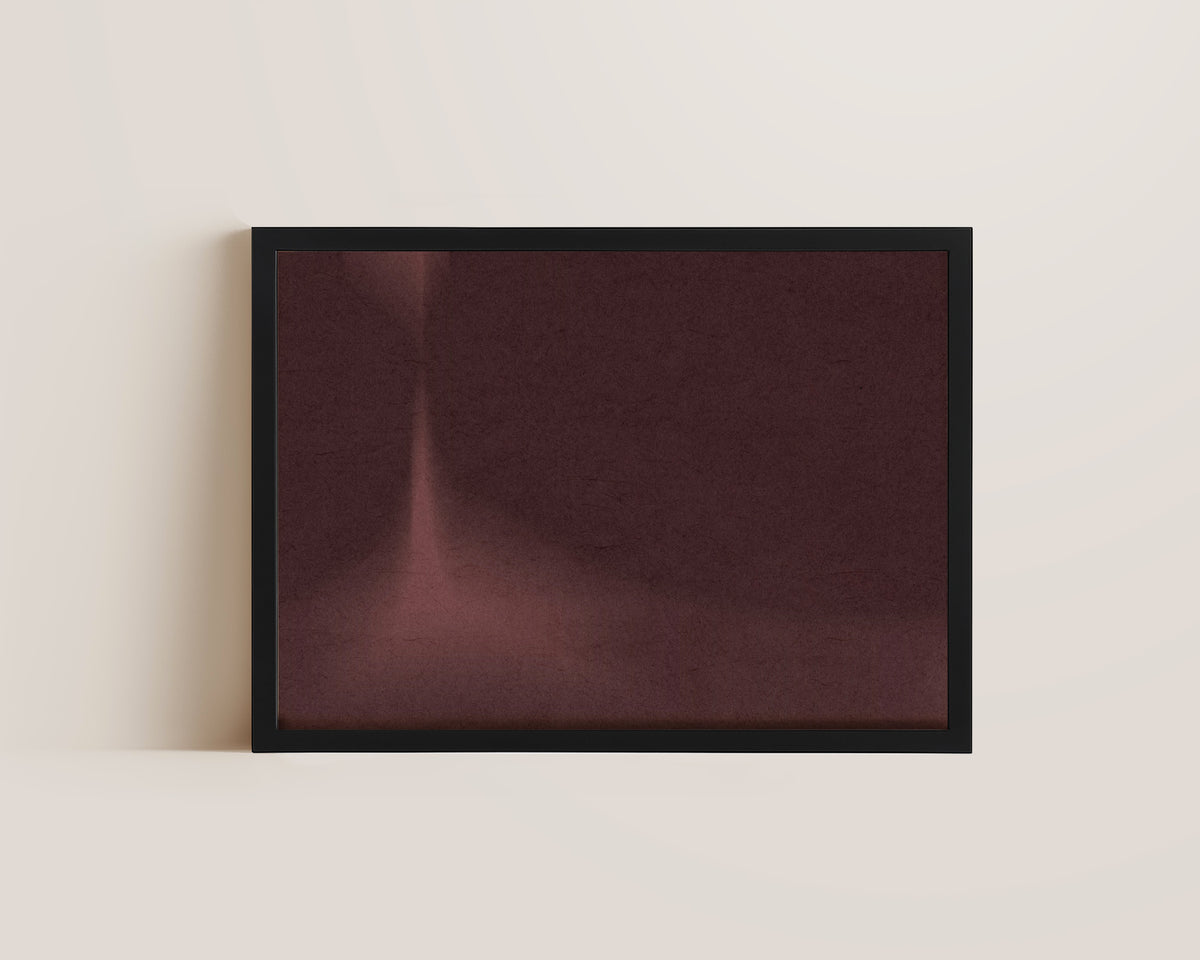 Plum Abstract Wall Art Print