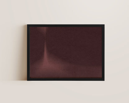 Plum Abstract Wall Art Print