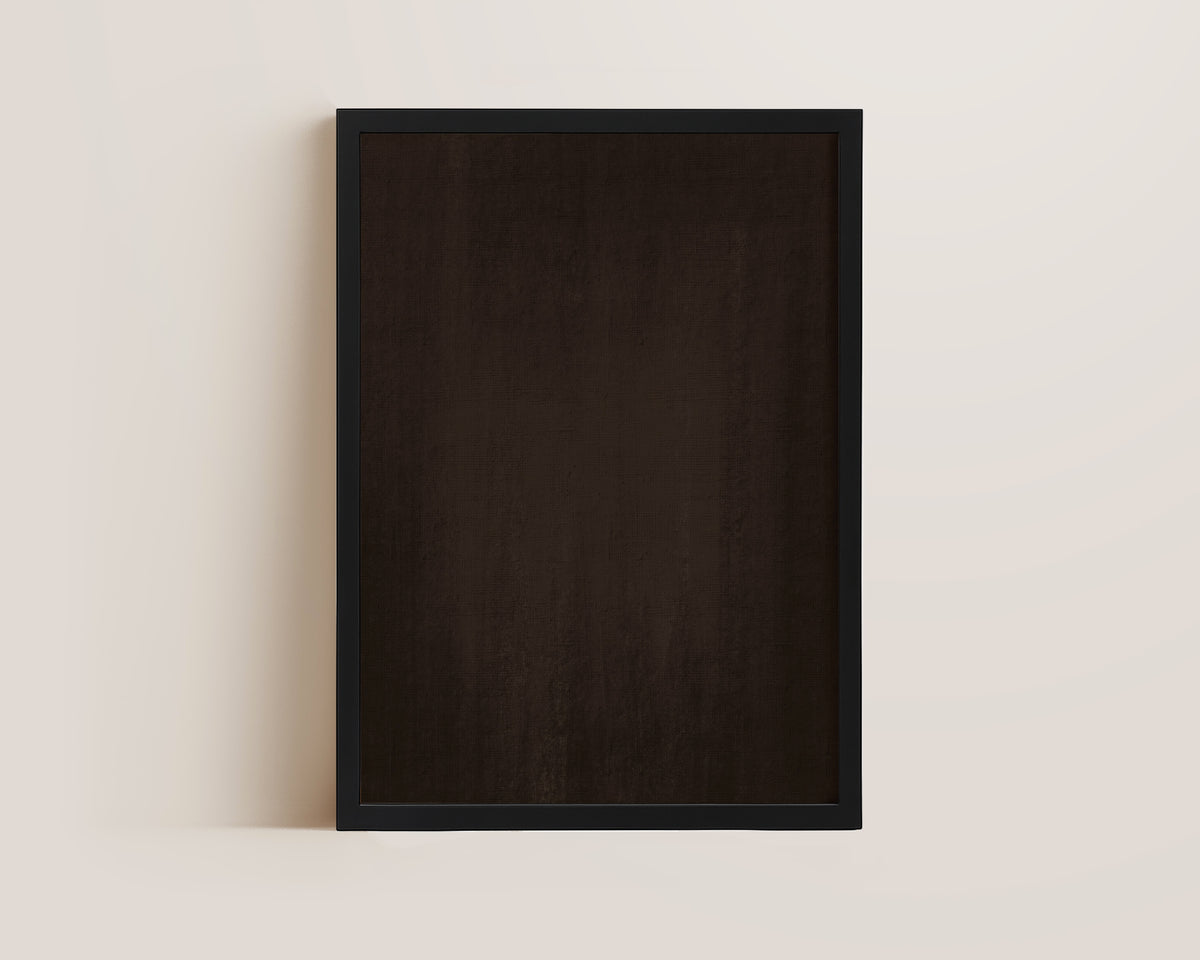 Brown Abstract Wall Art Print