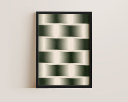 Green Chessboard Print