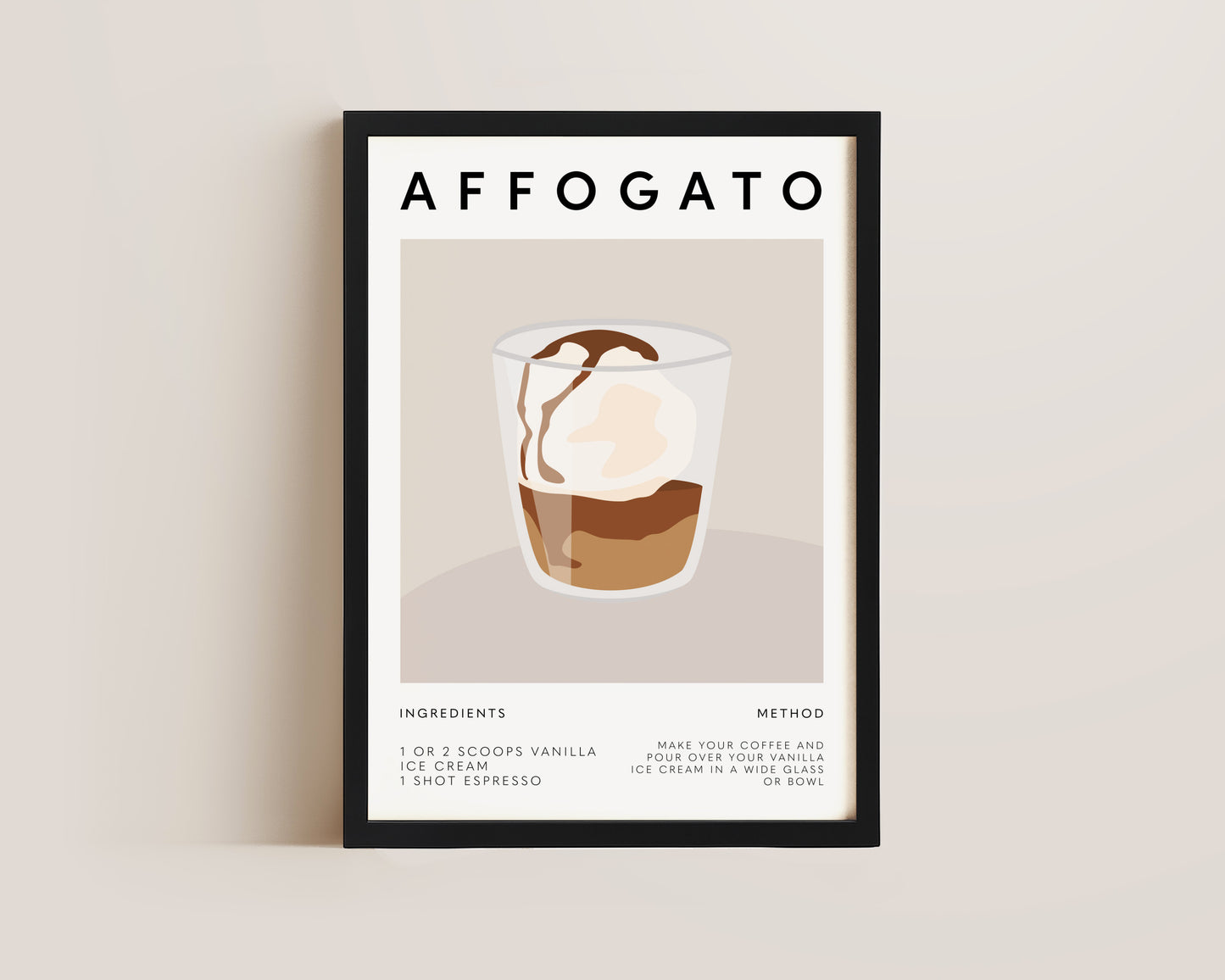 Affogato Coffee Recipe Print