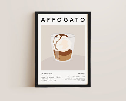 Affogato Coffee Recipe Print