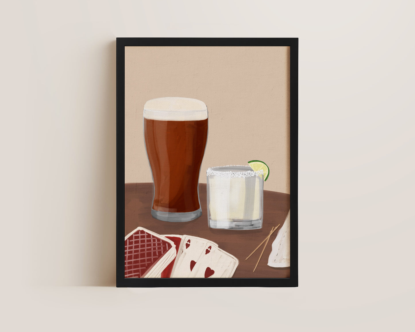 Ale & Margarita Date Night Print