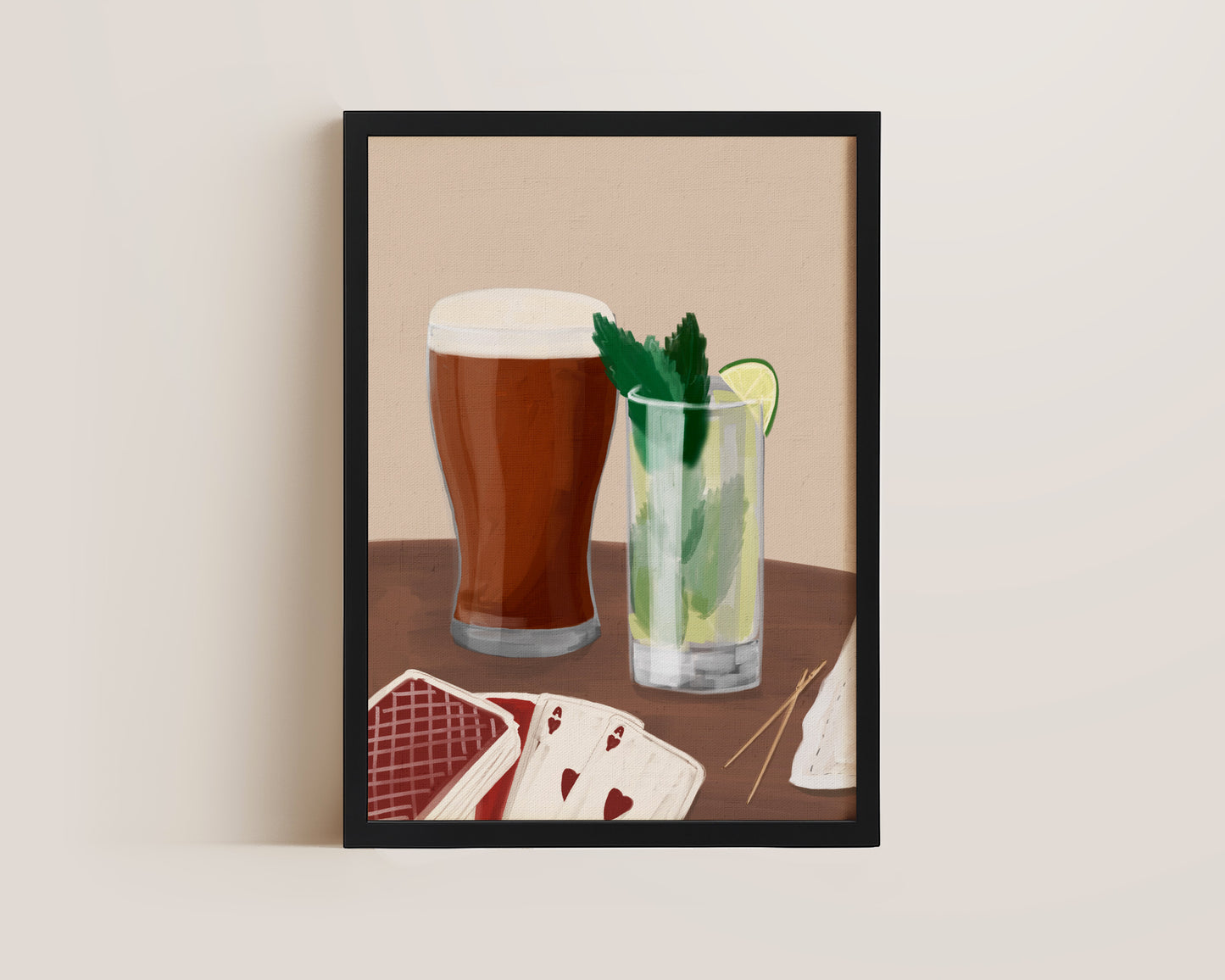 Ale & Mojito Date Night Print