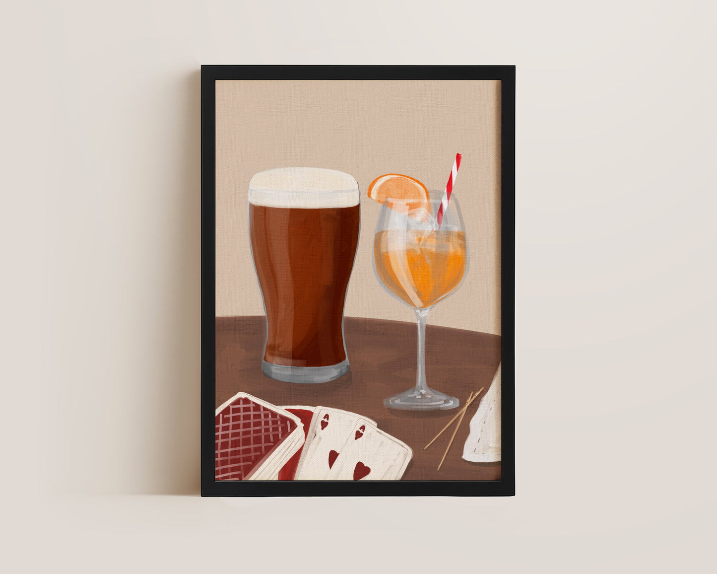 Ale & Orange Spritz Date Night Print