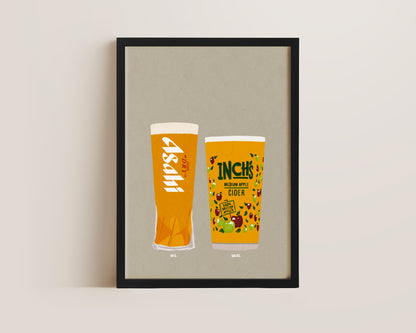 Asahi & Inch's Print