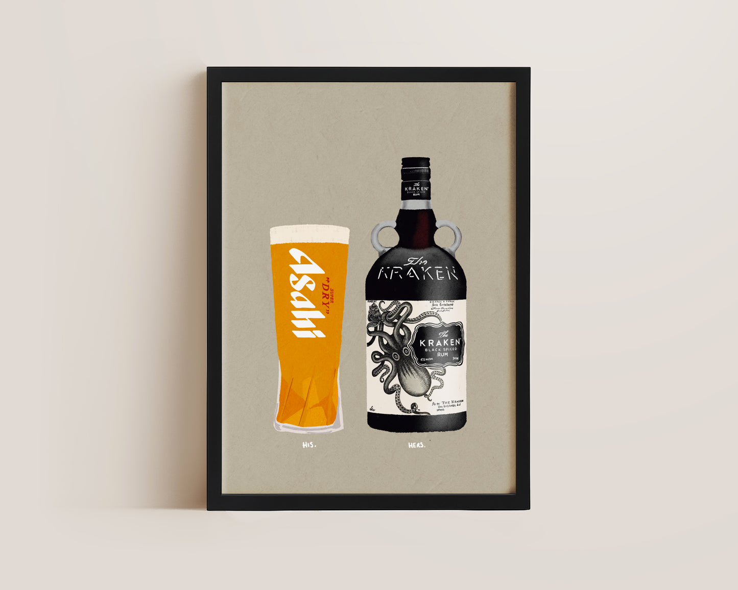 Asahi & Kraken Print