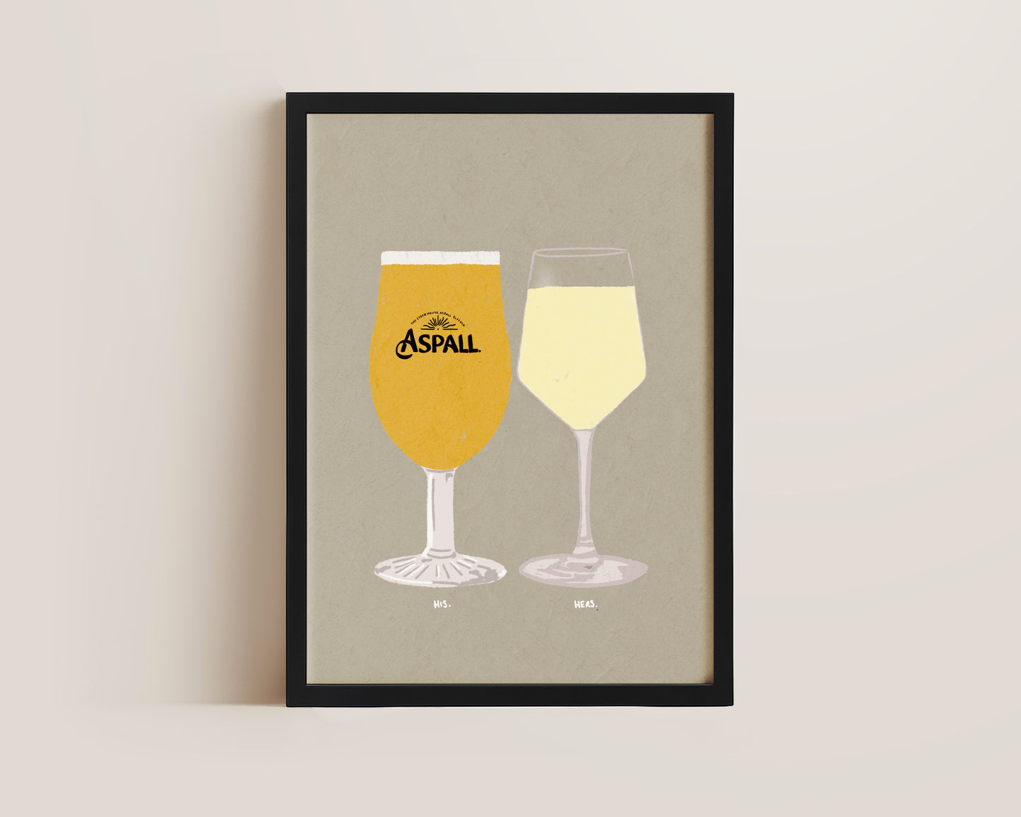 Aspall & White Wine Print
