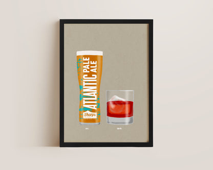 Atlantic Pale Ale & Negroni Print
