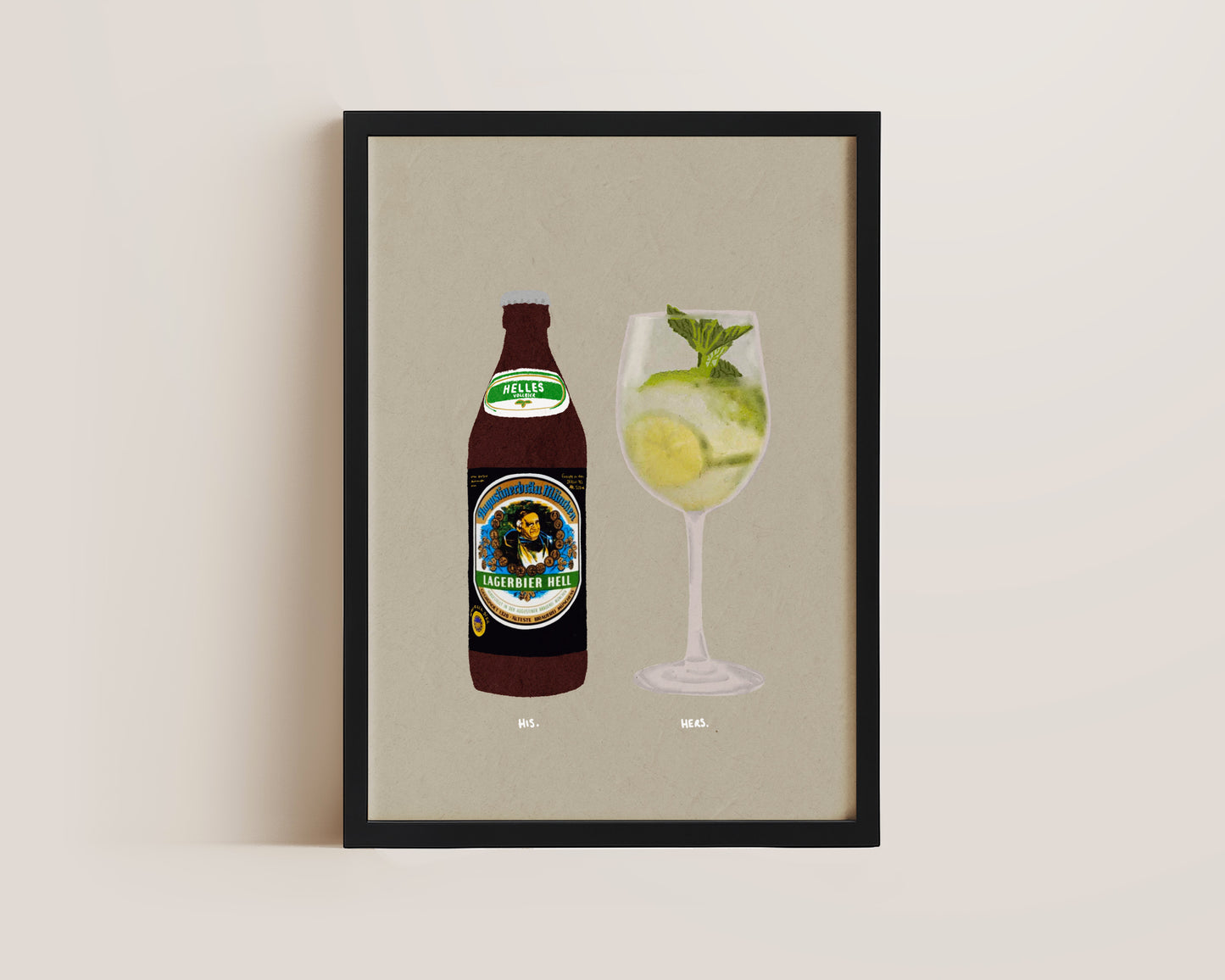 Augustiner & Hugo Spritz Print