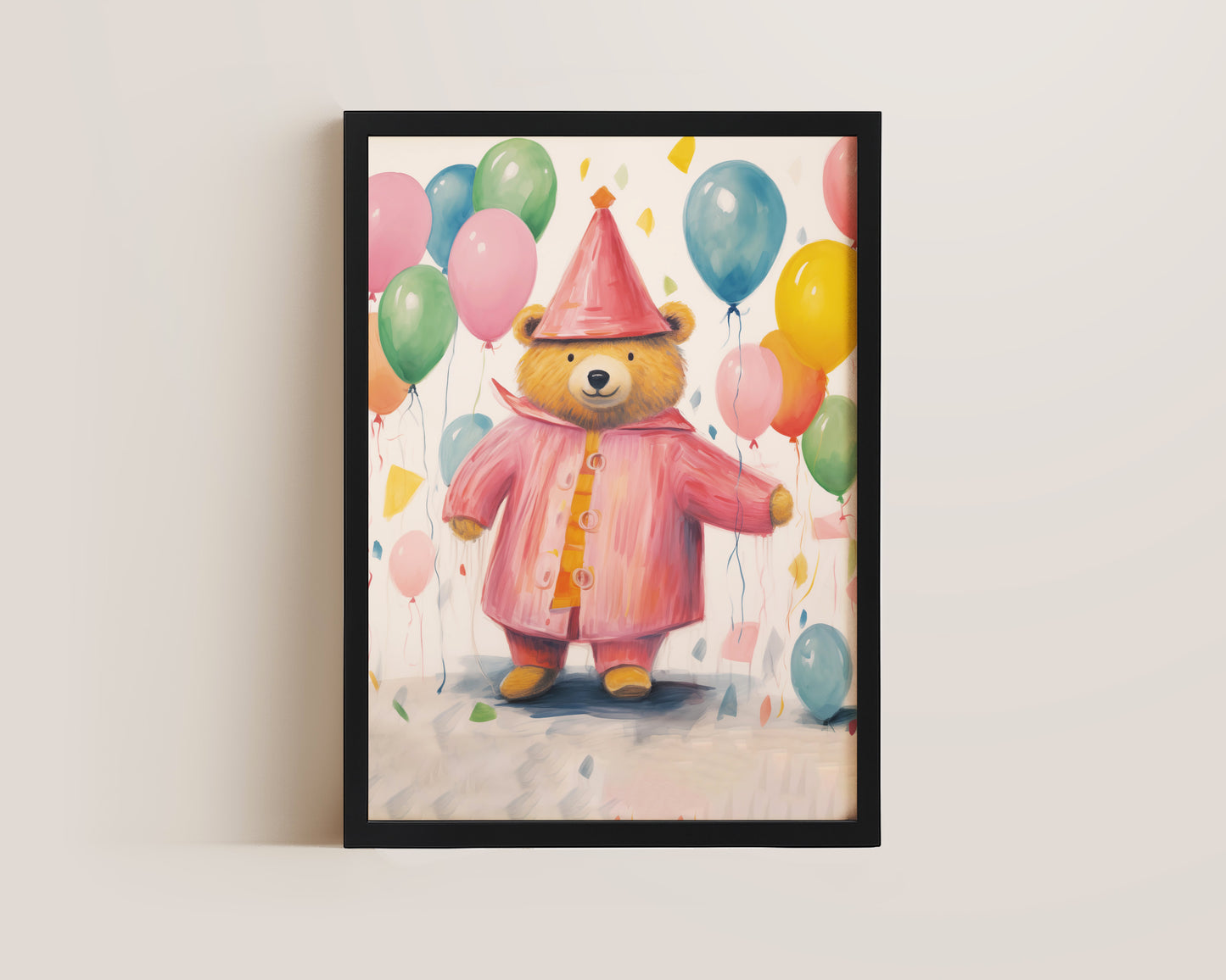 Balloon Bear Print