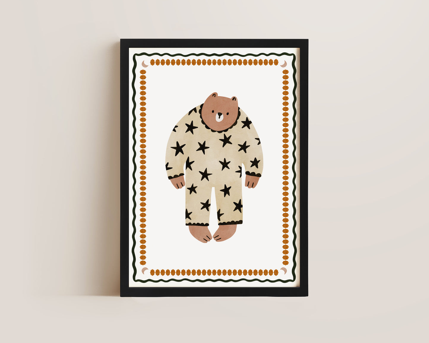 Bear In Pyjamas Print