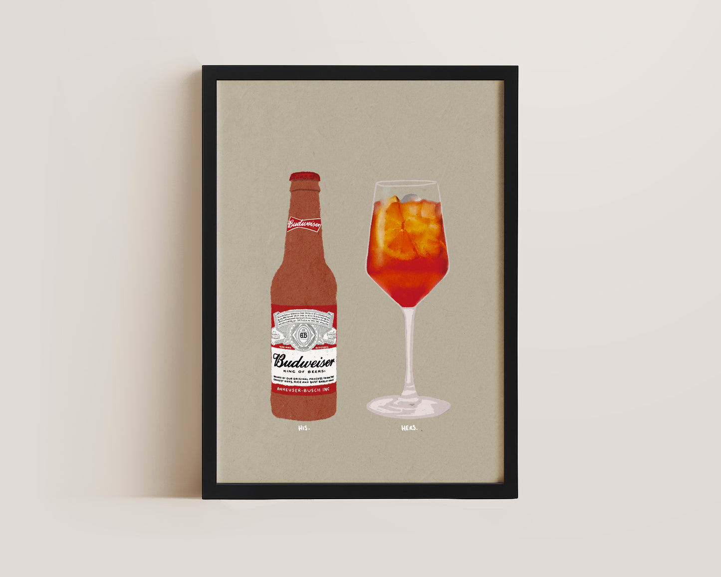 Budweiser & Aperol Spritz Print